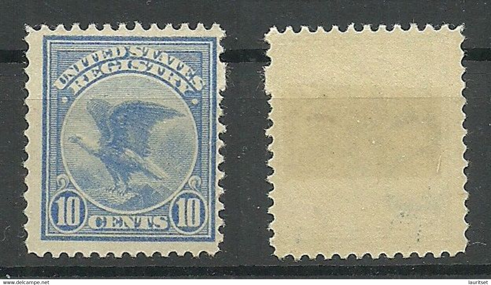 USA 1911 Michel 188 * Einschreibemarke Registration Tax - Unused Stamps