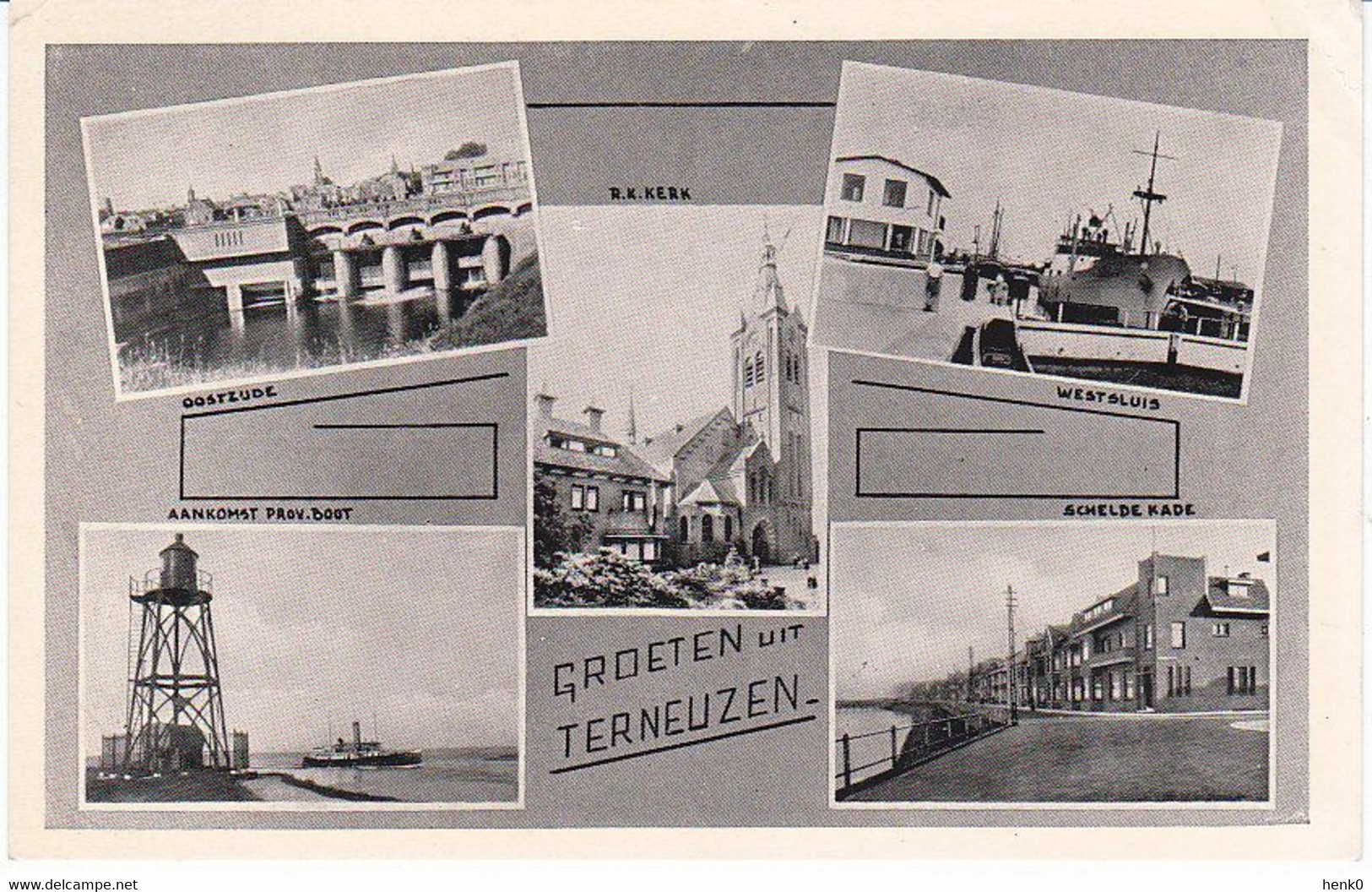 Terneuzen Vuurtoren Sluis Scheldekade K1966 - Terneuzen