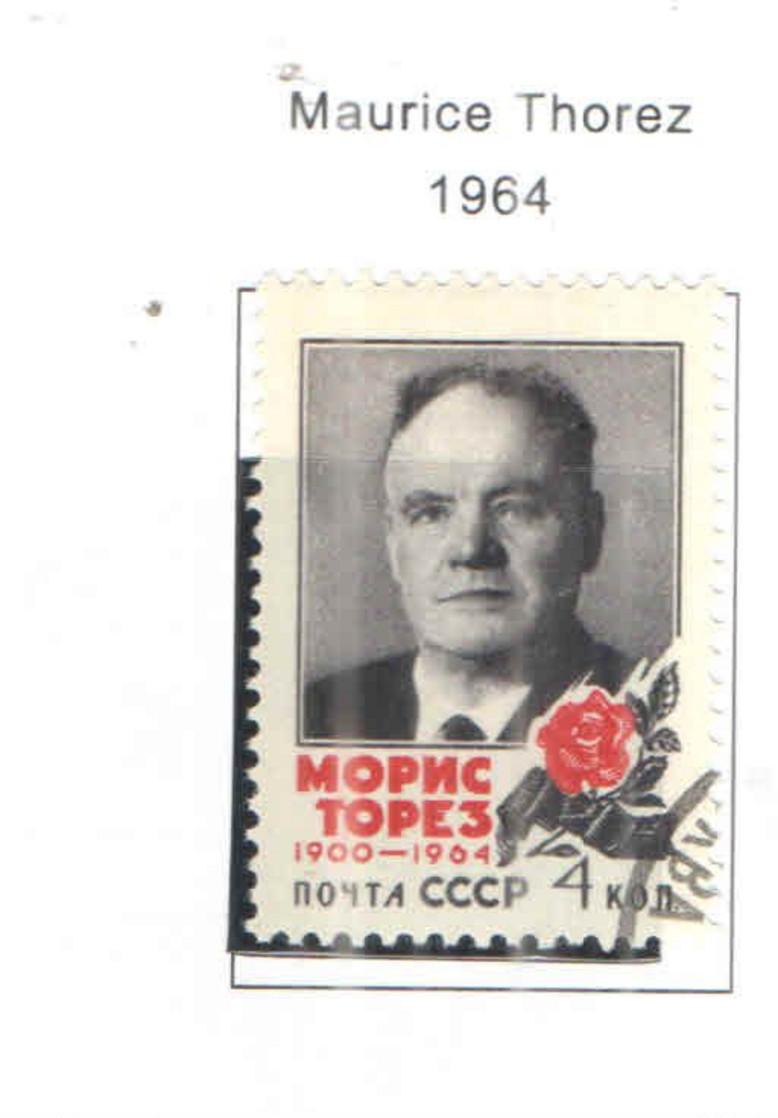 Russia Urss PO 1964 Maurice Thorez Scott.2920. Scott.Album 1917/1965; - Gebraucht