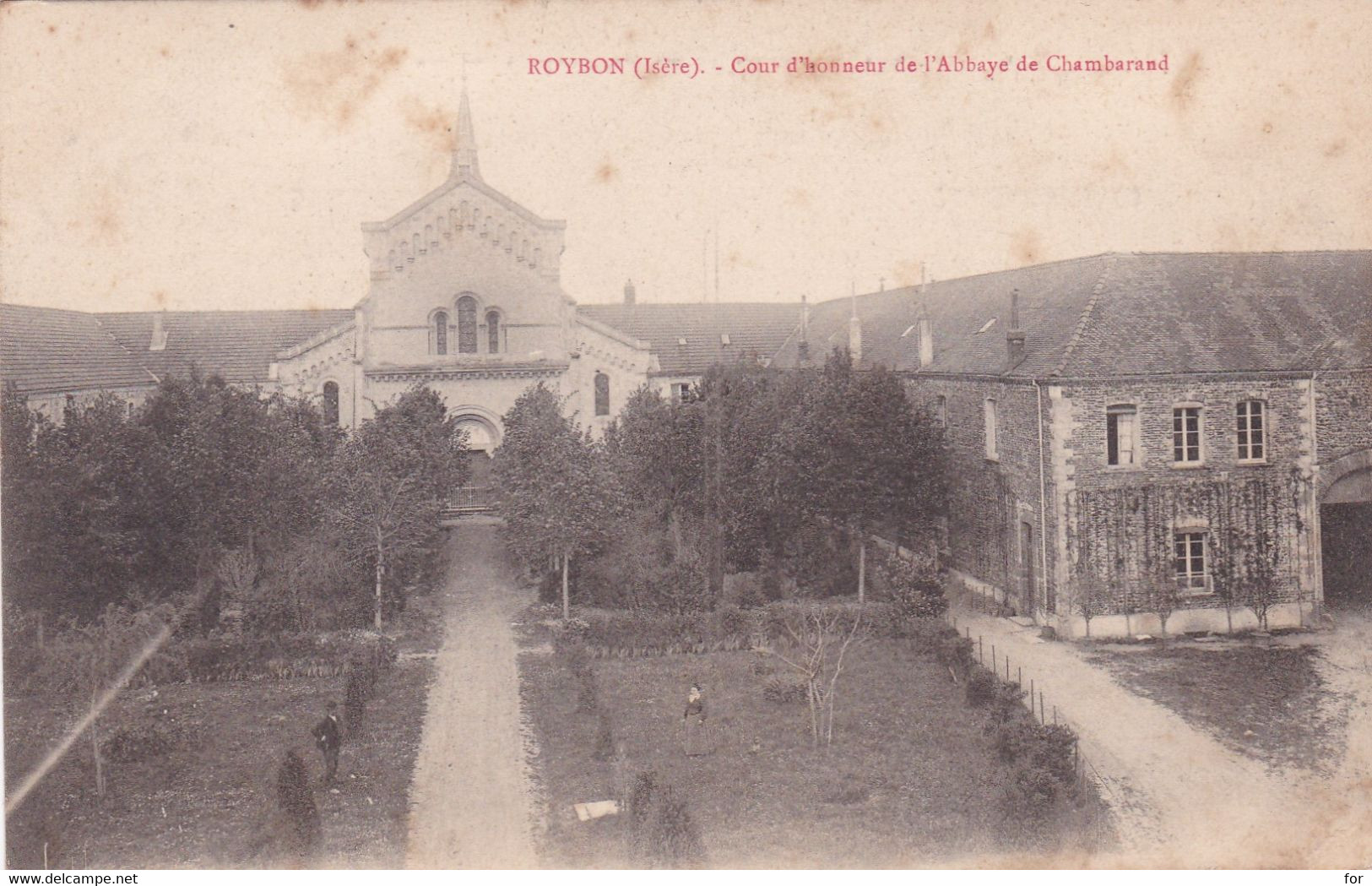 Isère : ROYBON : Cour D'honneur De L'abbaye De Chambarand : - Roybon