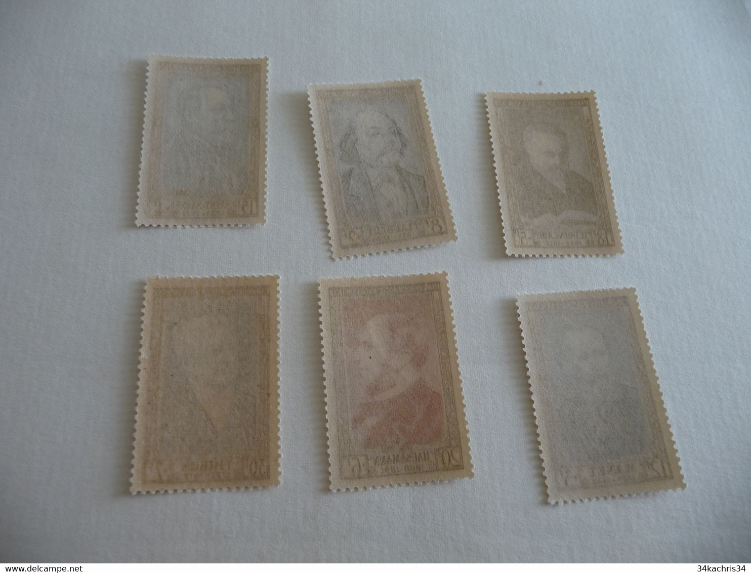 TP France N° 930 à 935  Sans Charnière - Unused Stamps