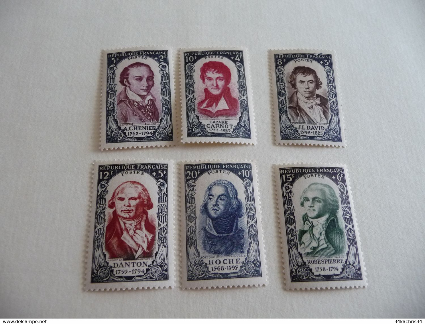 TP France N° 867 à 872 Sans Charnière - Unused Stamps