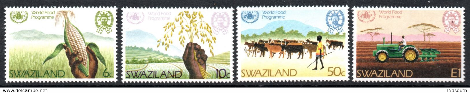 Swaziland - 1983 World Food Day Set (**) # SG 440-443 - Agriculture