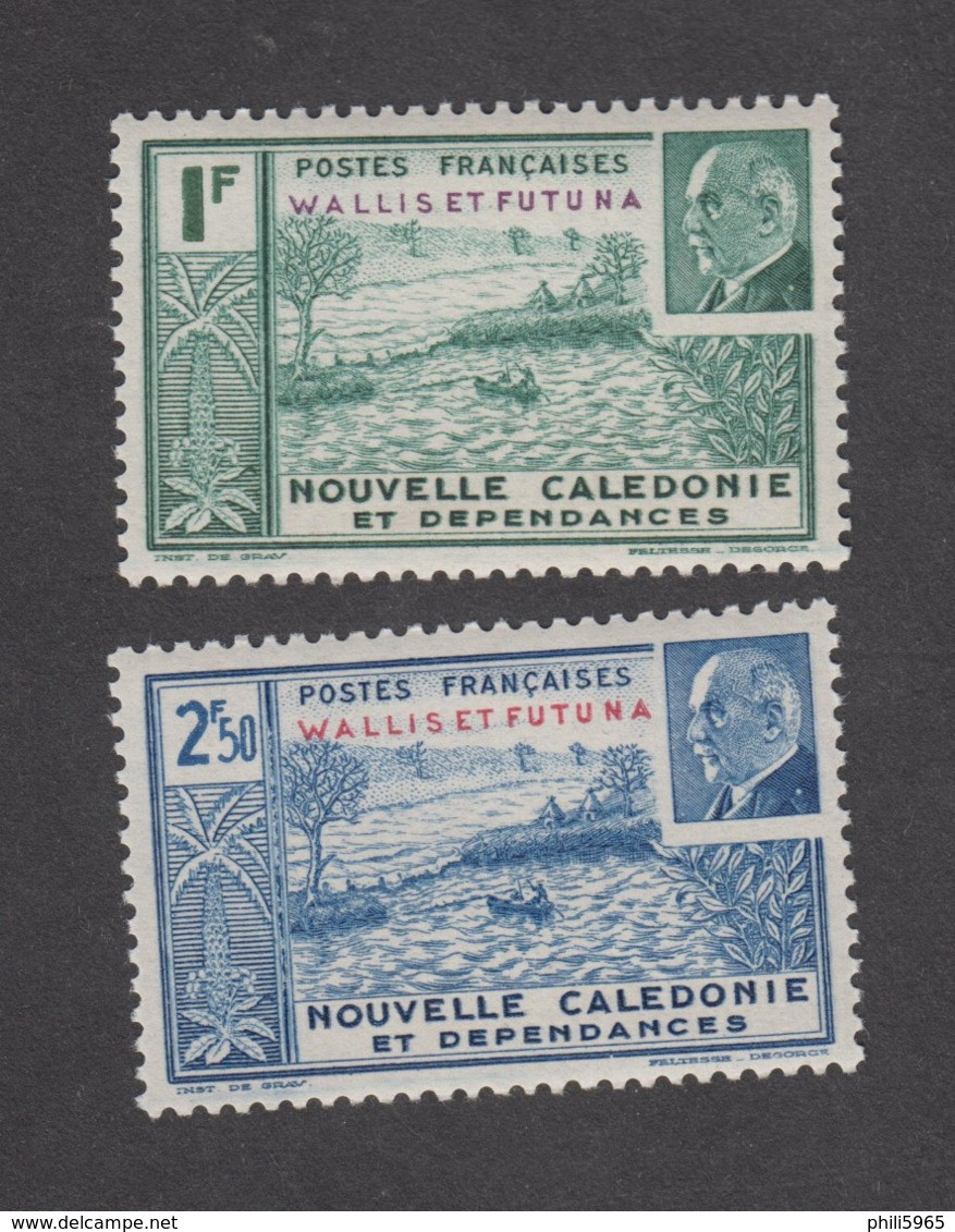 Colonies Françaises -Timbres Neufs** - Wallis Et Futuna - Pétain - N° 90 Et 91 - 1941 Série Maréchal Pétain