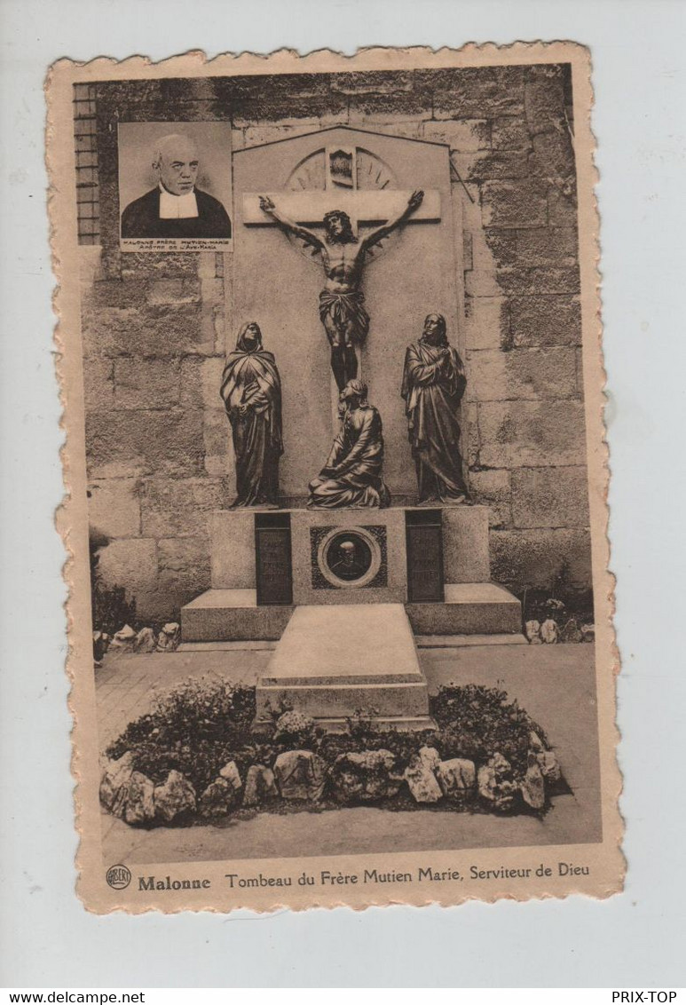 REF2305/ CP Malonne Tombeau Du Frère Mutien Marie , Serviteur De Dieu - Monuments