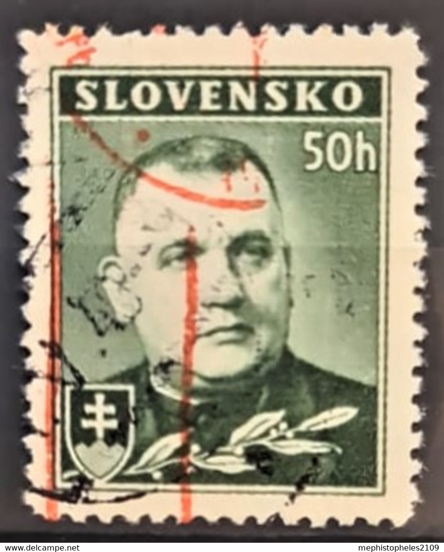 SLOVAKIA 1939 - Canceled - Sc# 43 - 50h - Usati