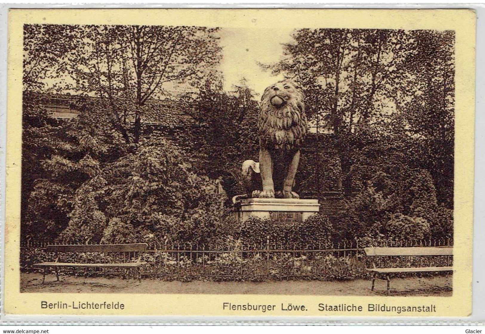 BERLIN-LICHTERFELDE - Flensburger Löwe - Staatliche Bildungsanstalt - Lichterfelde