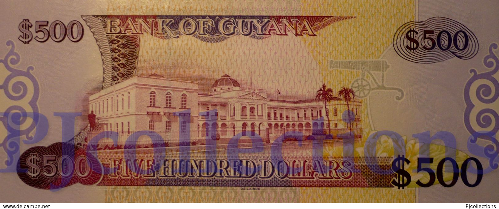 GUYANA 500 DOLLARS 2002 PICK 34b UNC - Guyana