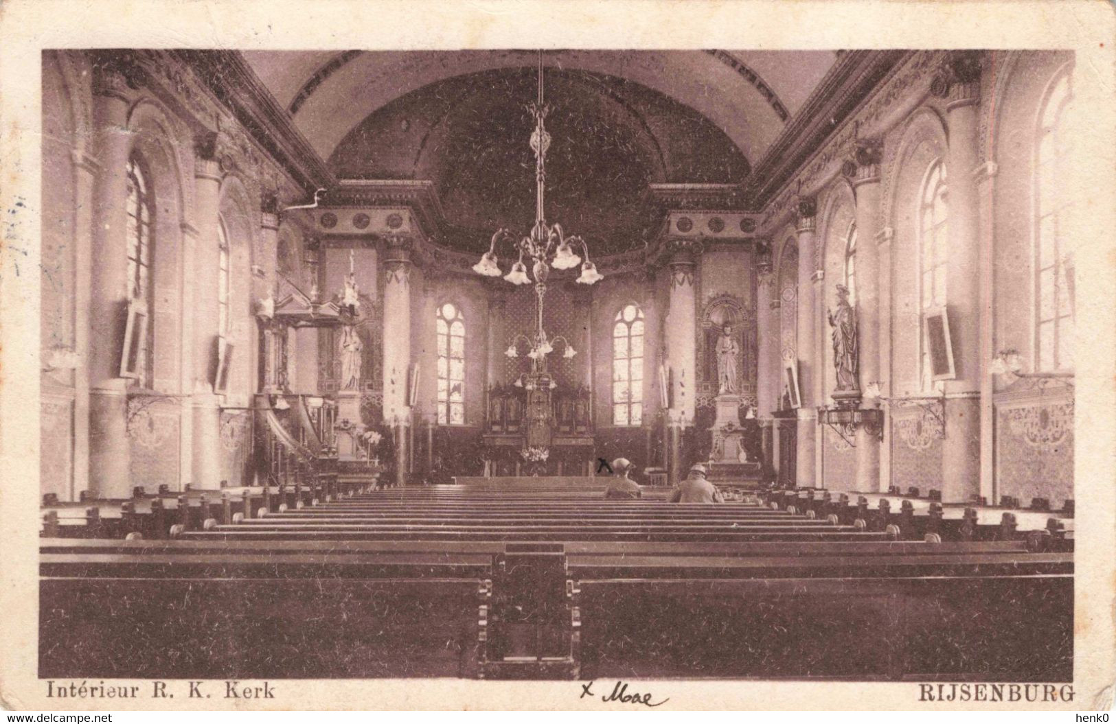 Rijsenburg Interieur R.K. Kerk VN1663 - Driebergen – Rijsenburg