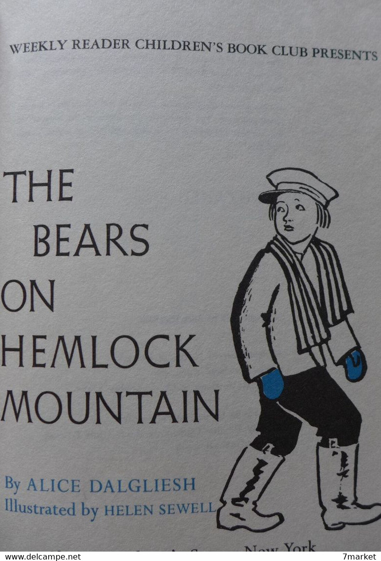 Alice Dalgliesh, Helen Sewell - The Bears On Hemlock Mountain / éd. Charles Scribner's Sons - 1952 - Geïllustreerde Boeken