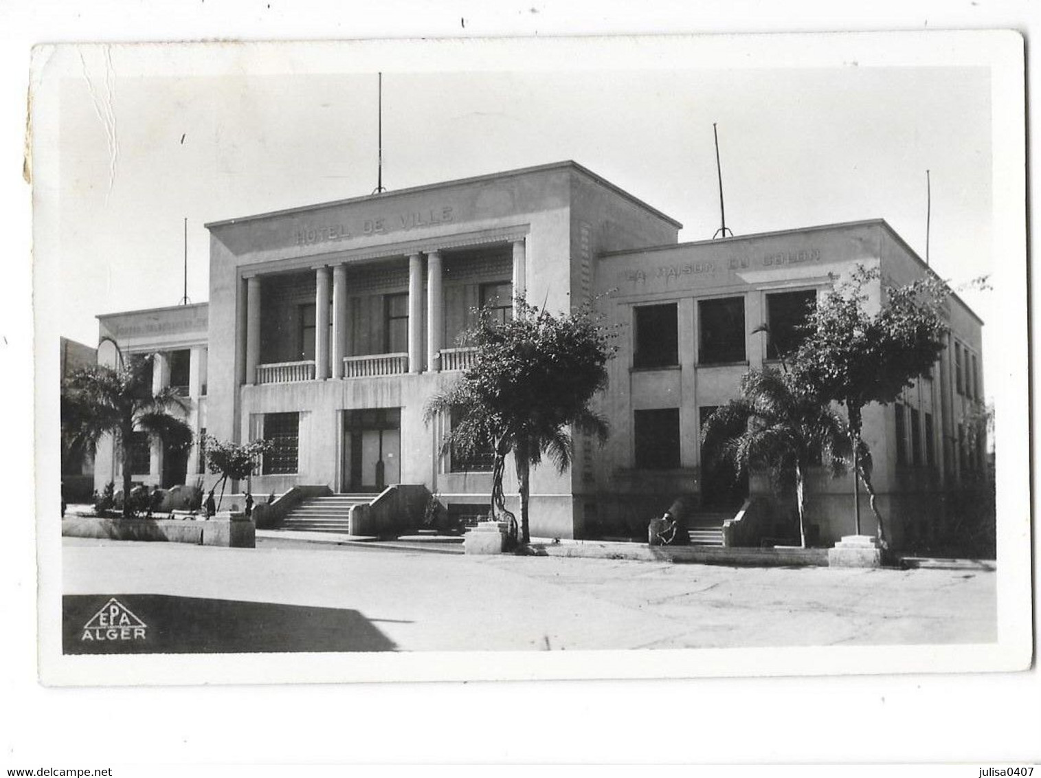 EL AFFROUN (Algérie) La Maison Du Colon Et L'Hotel De Ville - Skikda (Philippeville)