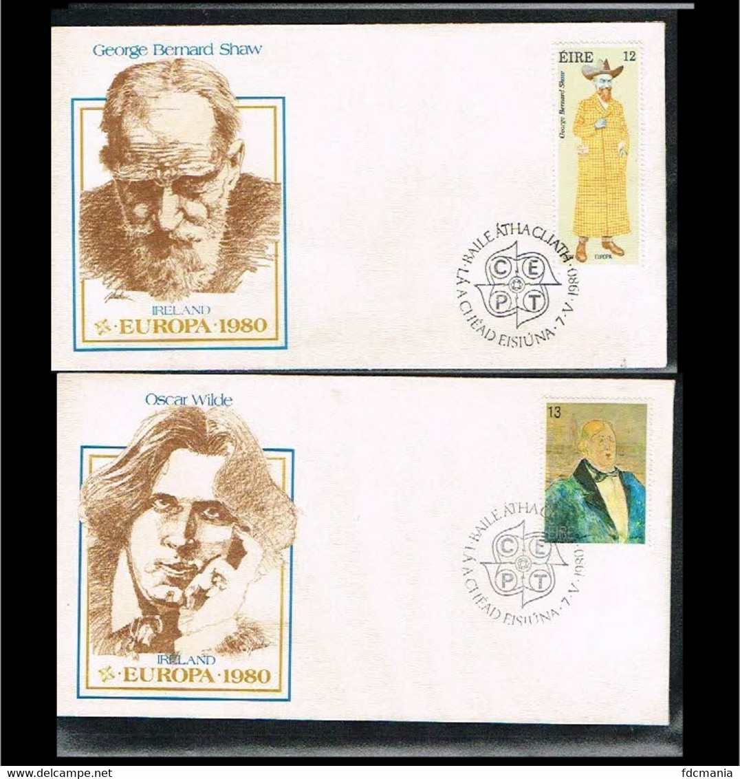 1980 - Europe CEPT FDC Ireland - Issue Fleetwood - Cancel Dublin [UD028] - 1980