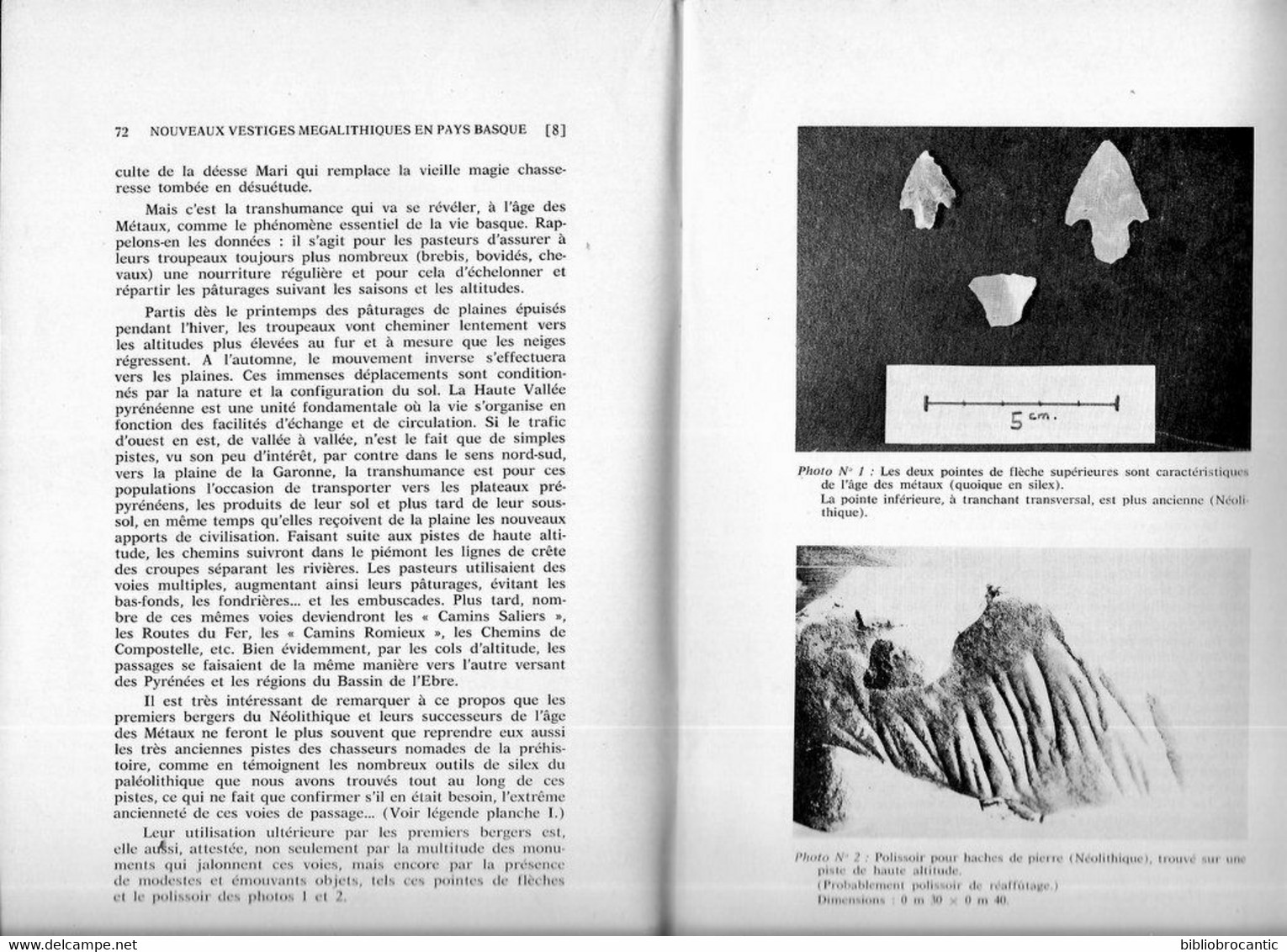 Bulletin Du MUSEE BASQUE N°64/2ème Tr.1974 < VESTIGES MEGALITHIQUES PAYS BASQUE/INTEGRATION TOPONYMIQUE...C.DANDALETCHE - Baskenland