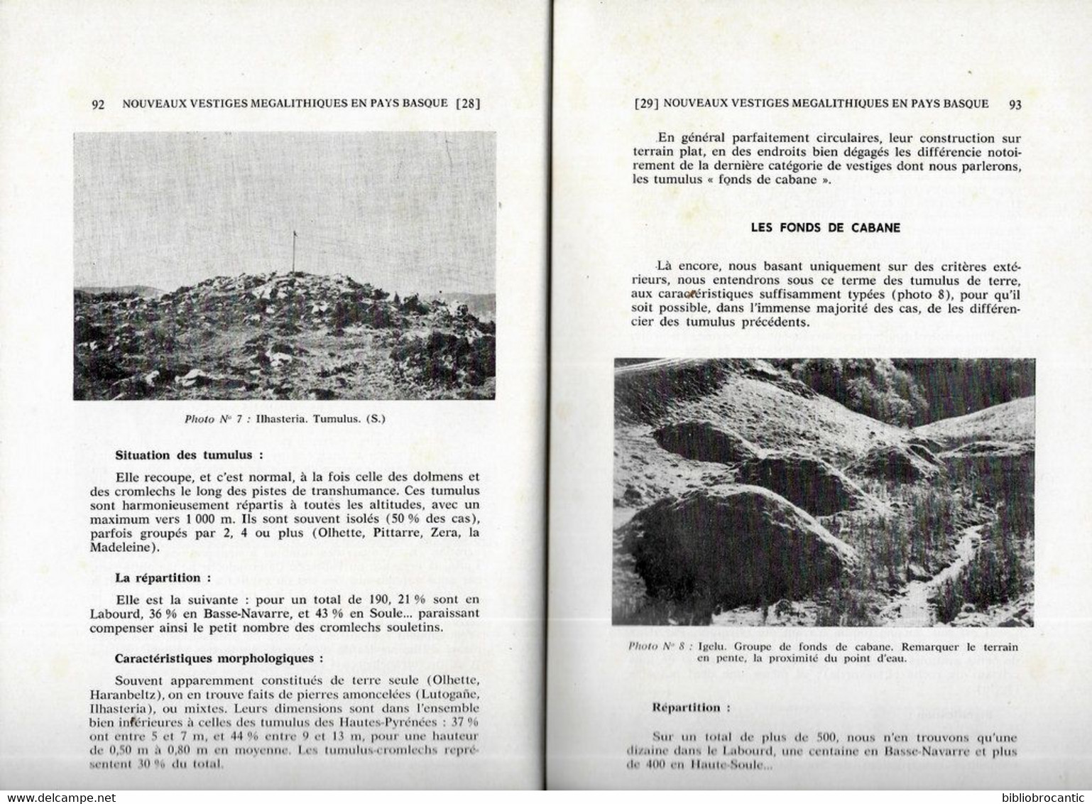 Bulletin Du MUSEE BASQUE N°64/2ème Tr.1974 < VESTIGES MEGALITHIQUES PAYS BASQUE/INTEGRATION TOPONYMIQUE...C.DANDALETCHE - Baskenland