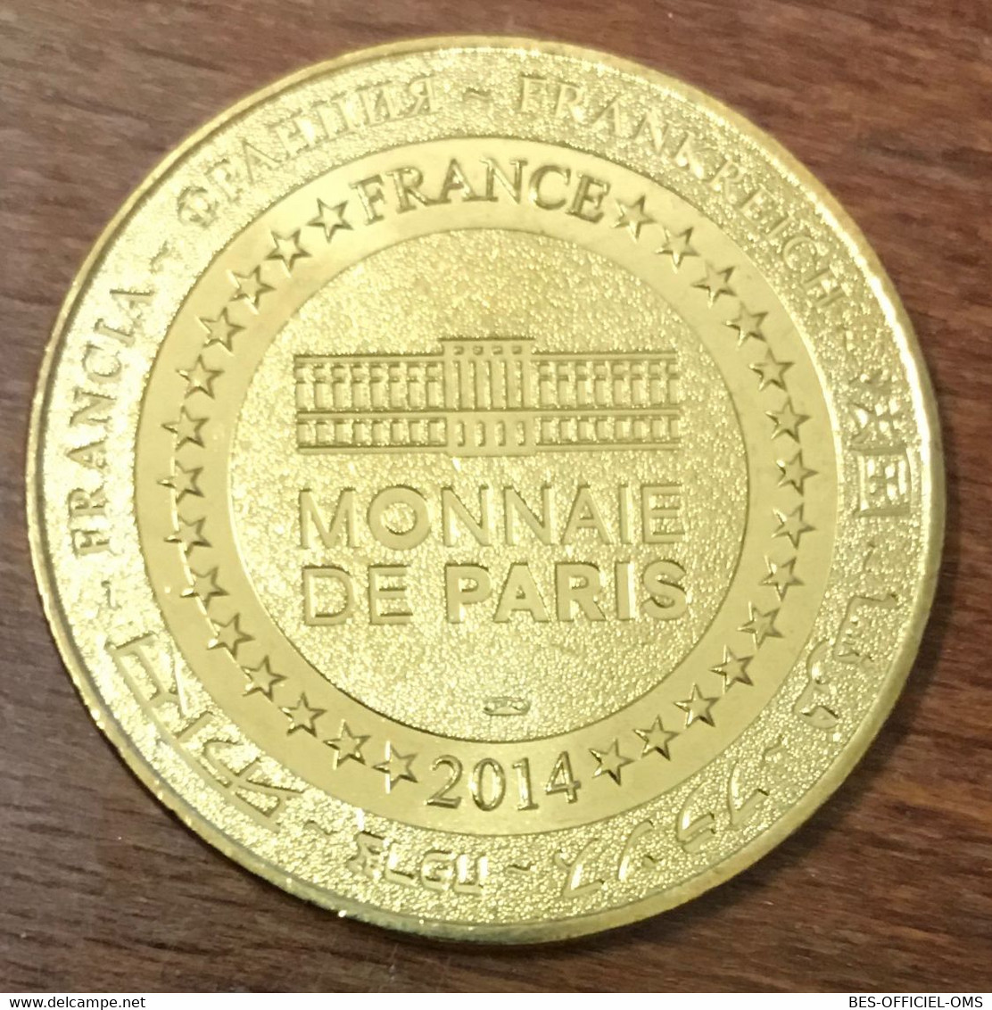 13 MARSEILLE NOTRE-DAME DE LA GARDE 1214 - 2014 MDP 2014 MÉDAILLE MONNAIE DE PARIS JETON TOURISTIQUE MEDALS COINS TOKENS - 2014