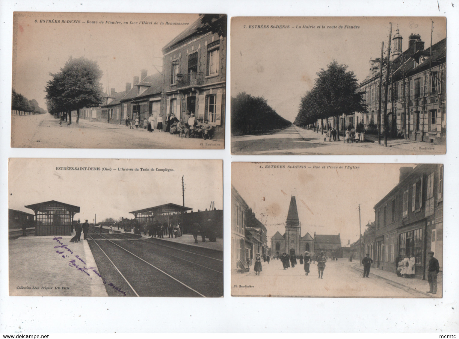 7 Cartes -  Estrees Saint Denis  - (Oise) - Estrees Saint Denis