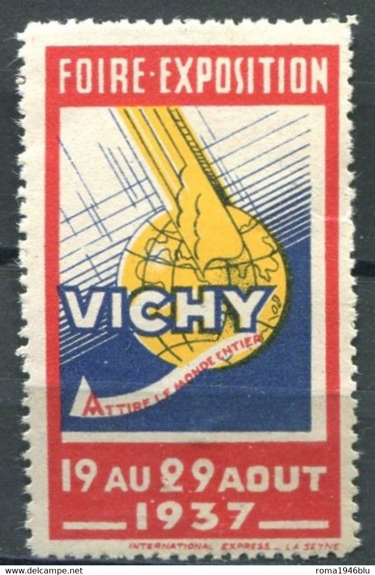 VICHY 1937 FOIRE ESPOSITION - Erinnophilie