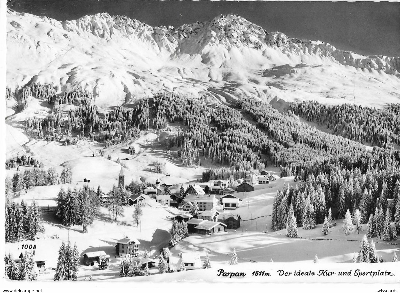 PARPAN: Werbe-AK Winter 1964 - Parpan