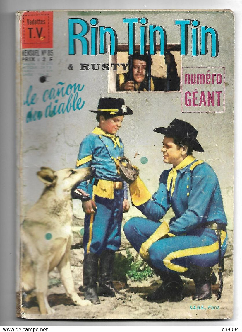 RIN TIN TIN Et RUSTY - NUMERO  GEANT 85 -1 TRIMESTRE 1967 - Rintintin