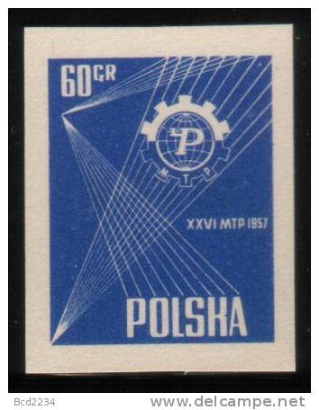 POLAND 1957 POZNAN 26TH INTERNATIONAL TRADE FAIR COLOUR PROOF NHM ( NO GUM) - Essais & Réimpressions