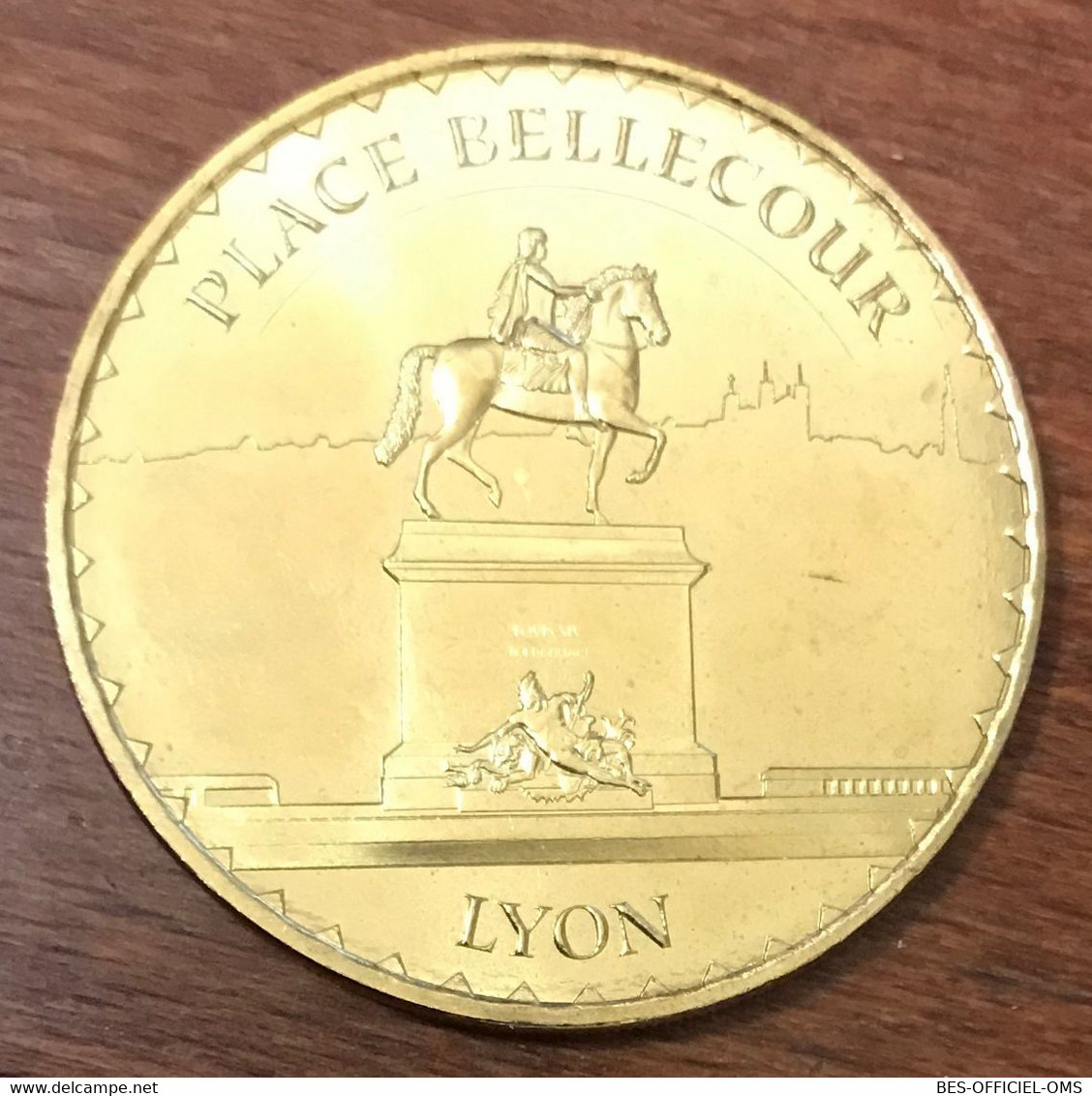 69 LYON PLACE BELLECOUR MDP 2014 MÉDAILLE SOUVENIR MONNAIE DE PARIS JETON TOURISTIQUE MEDALS COINS TOKENS - 2014