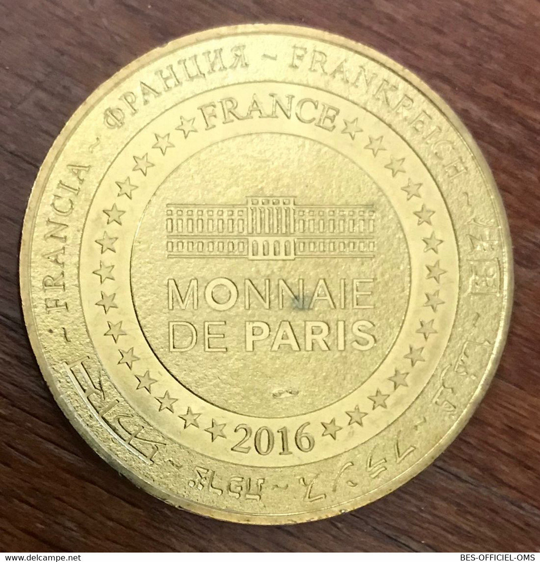 75 PARIS MONUMENTS OMS INFOPUCE MDP 2016 MÉDAILLE SOUVENIR MONNAIE DE PARIS JETON TOURISTIQUE MEDALS COINS TOKENS - 2016