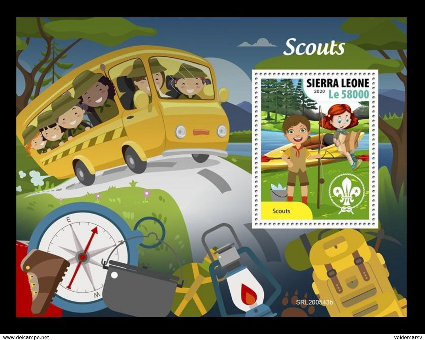 Sierra Leone 2020 Mih. 12502 (Bl.1981) Scouts MNH ** - Sierra Leona (1961-...)