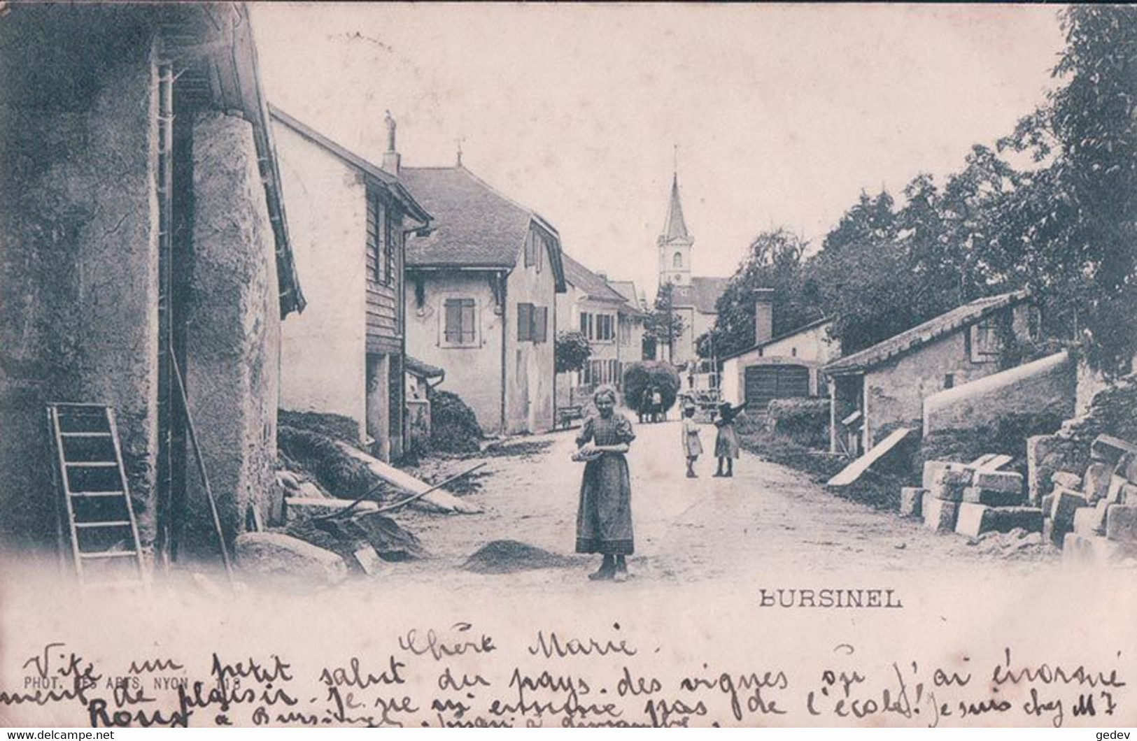 Bursinel VD, Rue Animée (118) - Bursinel