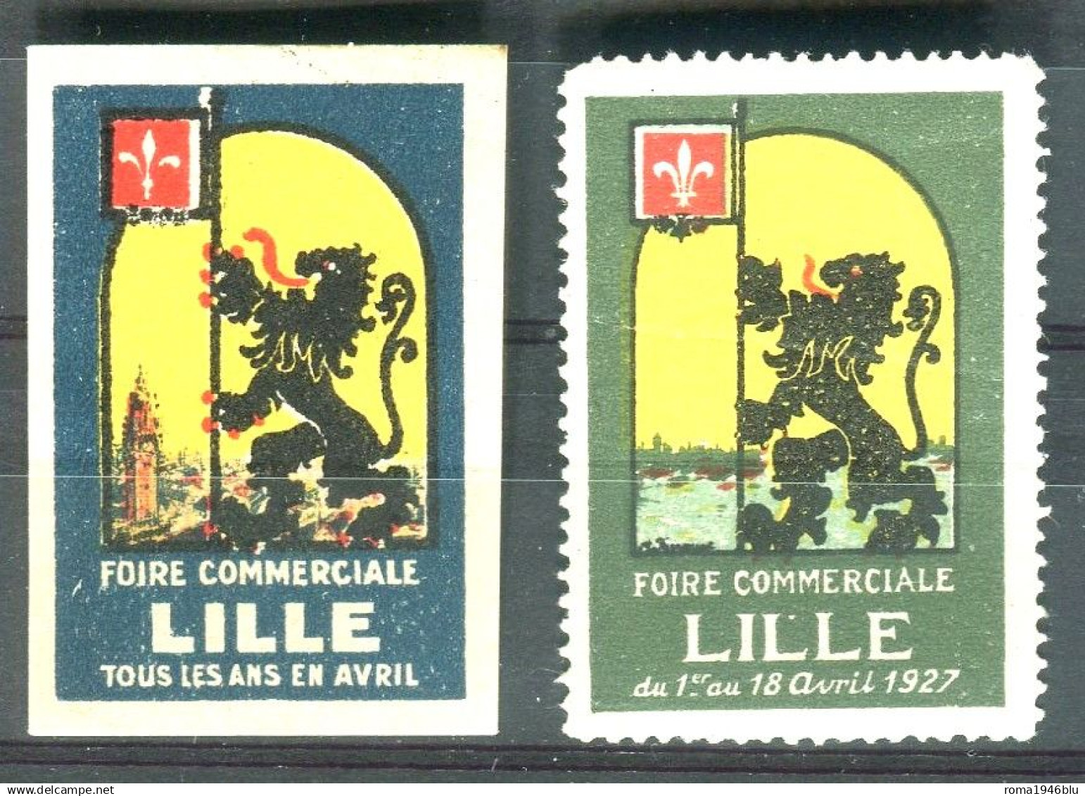 LILLE 1927 FOIRE COMMERCIALE - Erinnophilie