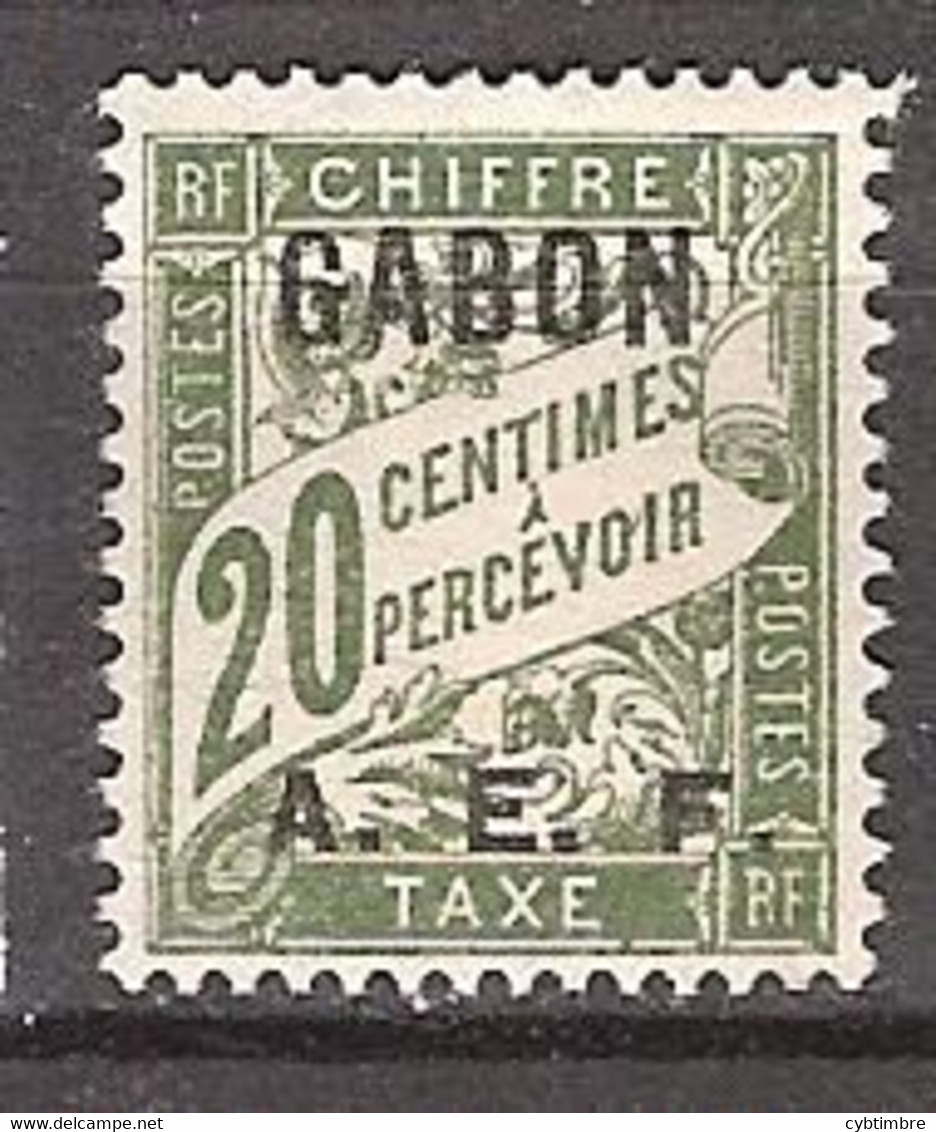 Gabon: Yvert Taxe  N° 3* - Timbres-taxe