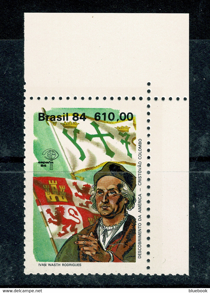 Ref 1423 -  1984 Brasil MNH Stamp - SG 2076 - Cristopher Columbus - Christoffel Columbus