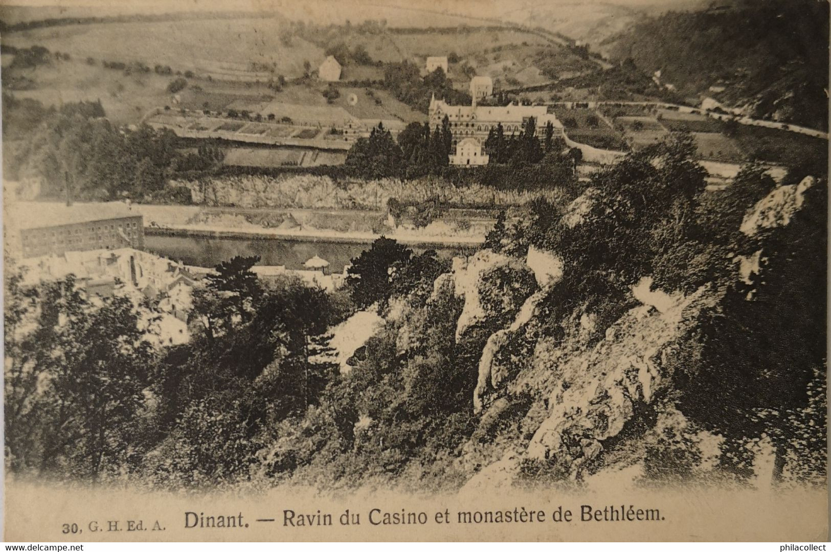 Dinant // Ravin Du Casino Et Monastery De Bethlehem 1907 - Dinant