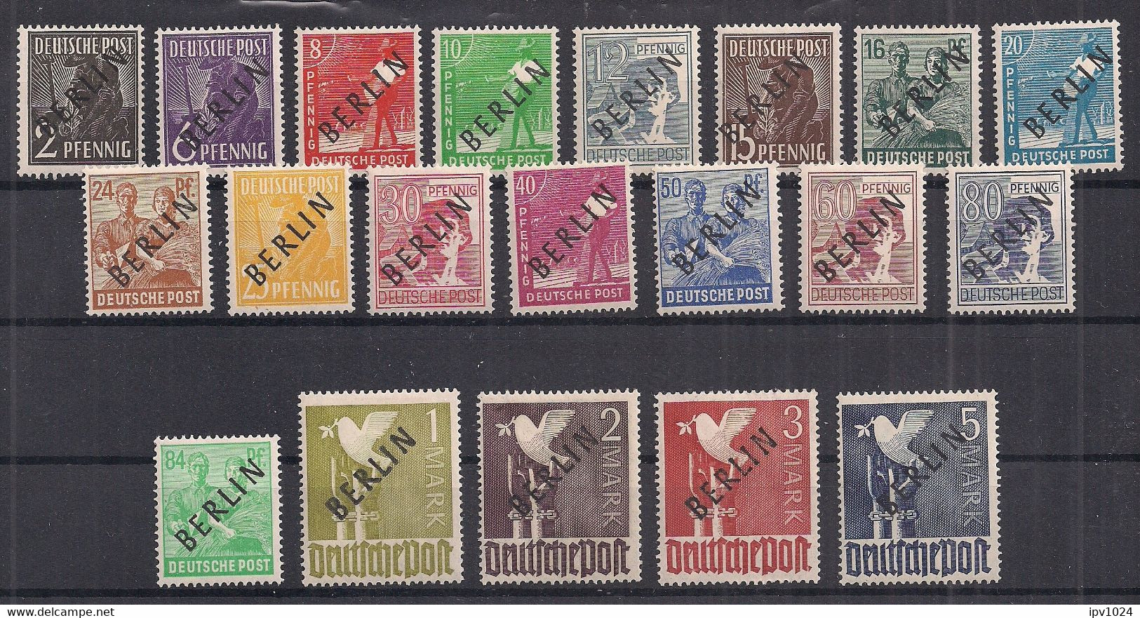 Allemagne – Deutschland - Germany - Berlin – N°1-20 NCh/MH - Unused Stamps
