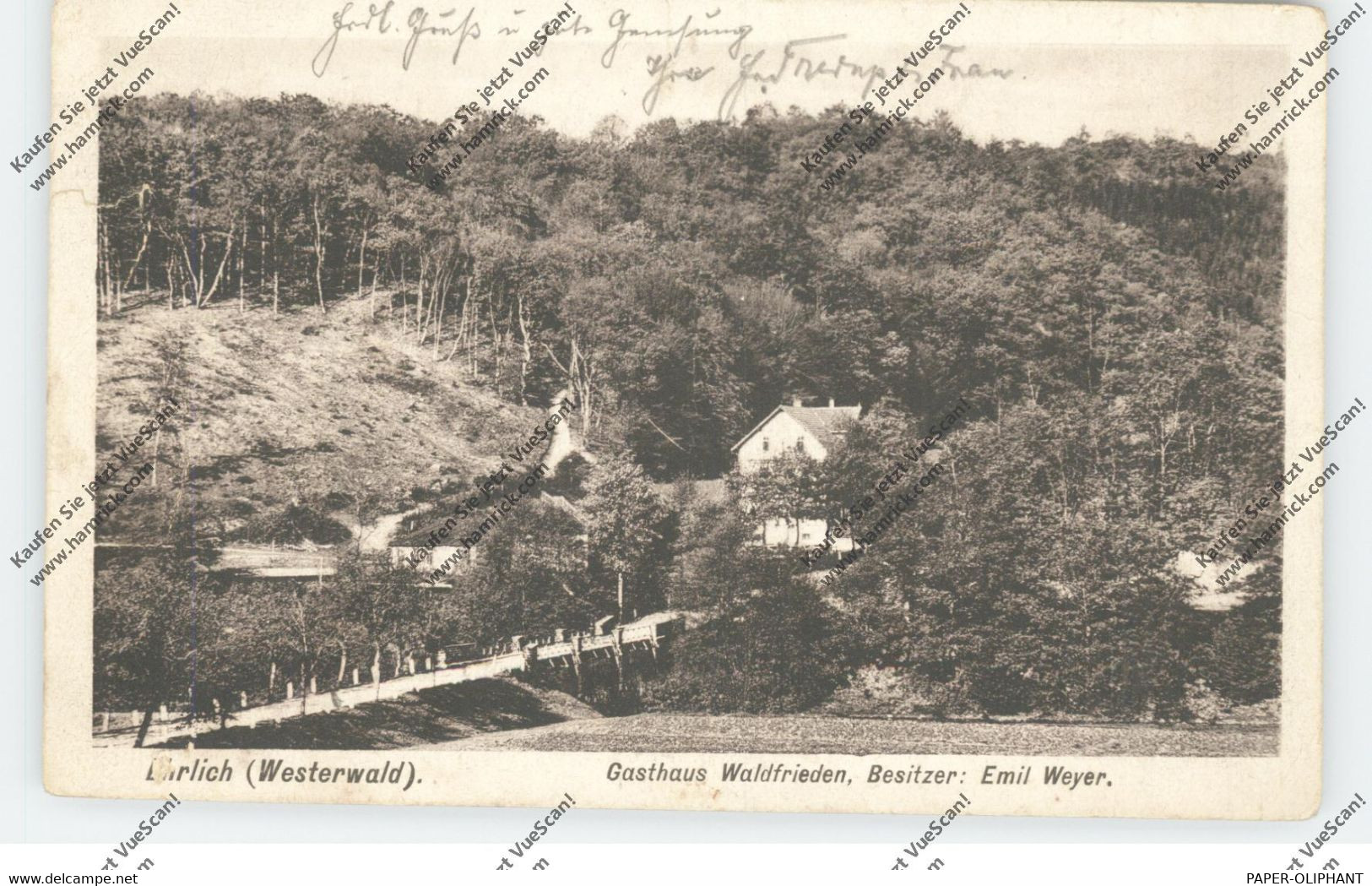 5238 HACHENBURG - HEIMBORN - EHRLICH, Gasthaus Waldfrieden, Einriss - Hachenburg