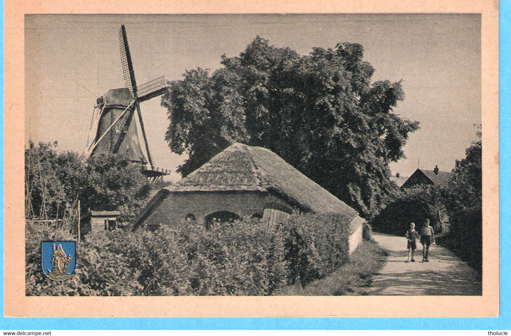 Ermelo-Gelderland-+/-1950-Achter De Molen "De Koe"-Jongen-Windmolen-Windmill Moulin à Vent-Uitg.Jos Nuss - Ermelo