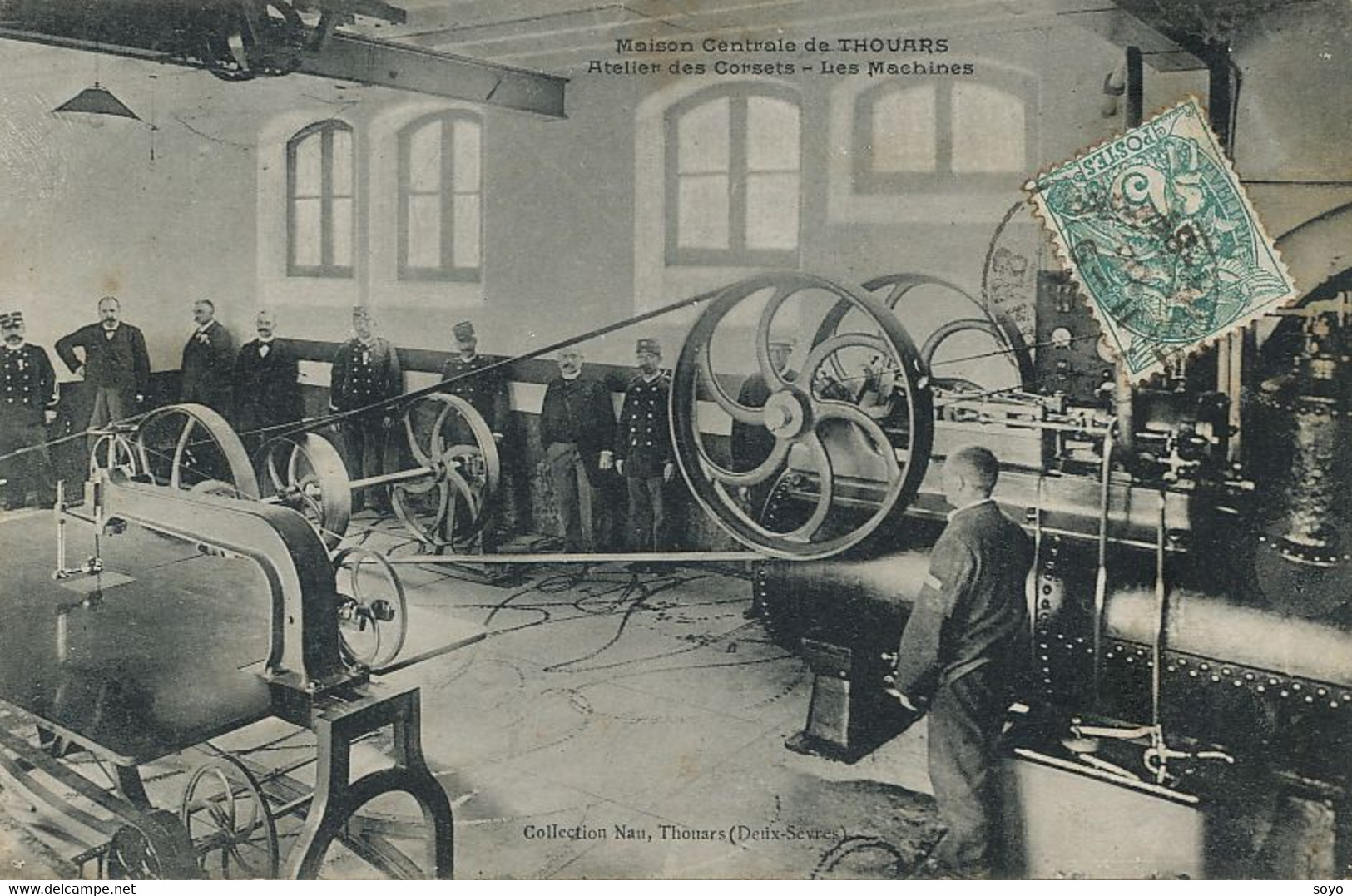 Prison De Thouars Atelier De Corsets . ; Gardiens Prisoniers Vers St James Manche - Gevangenis