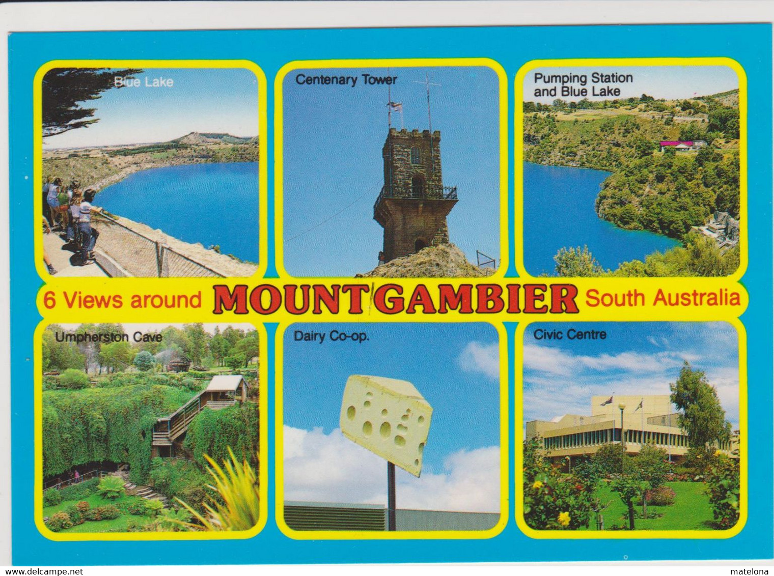 AUSTRALIE SOUTH AUSTRALIA MT. GAMBIER 6 VIEWS AROUND - Mt.Gambier