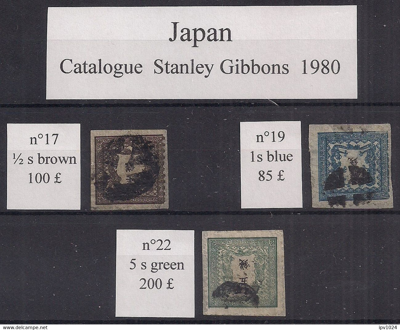 Japon : Stanley Gibbons  N°17-19-22 Obl/used , Bonnes Cotes - Used Stamps