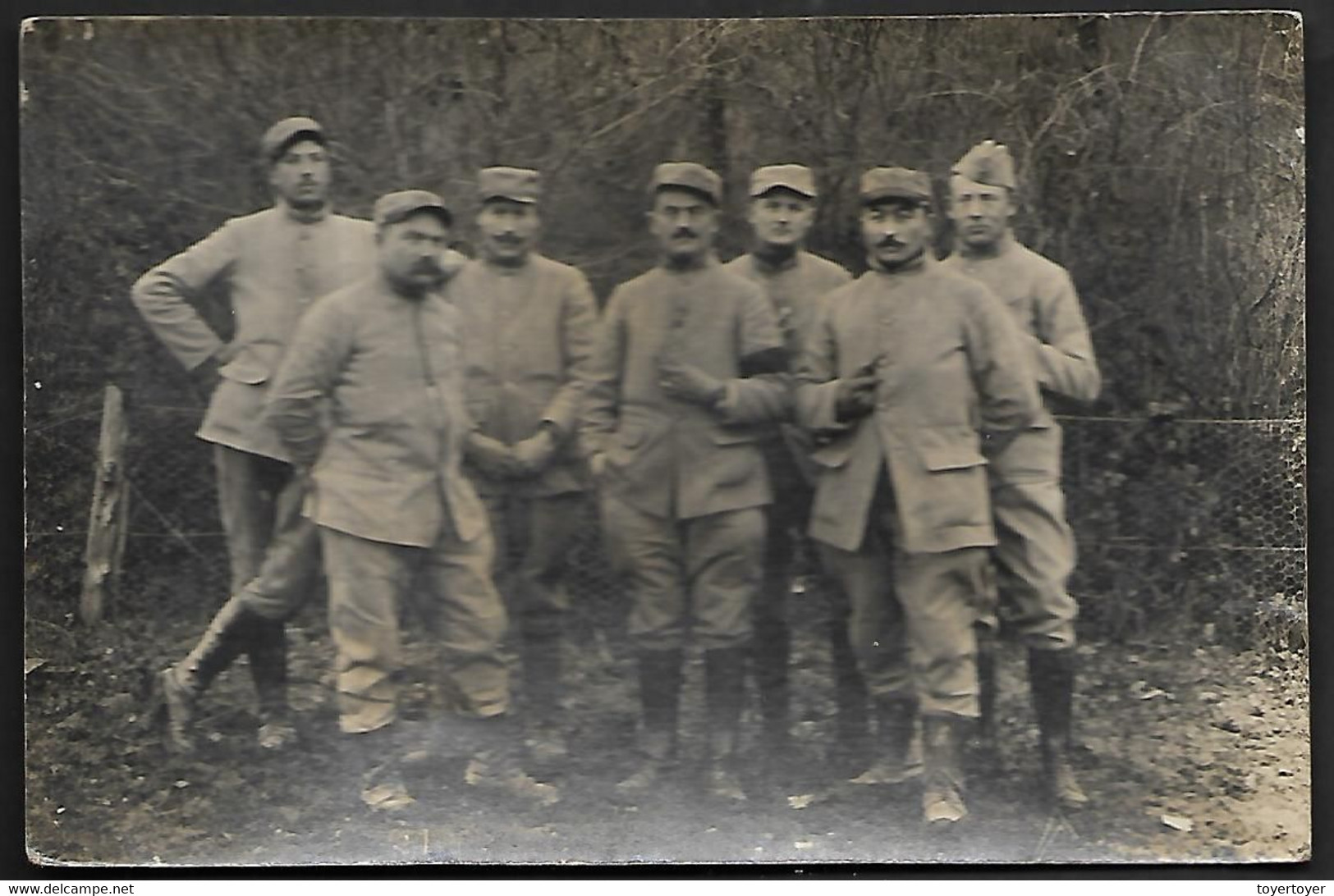 CP1029  CPA D'un Groupe De Poilus De L'Argonne En 1915 - Lorraine