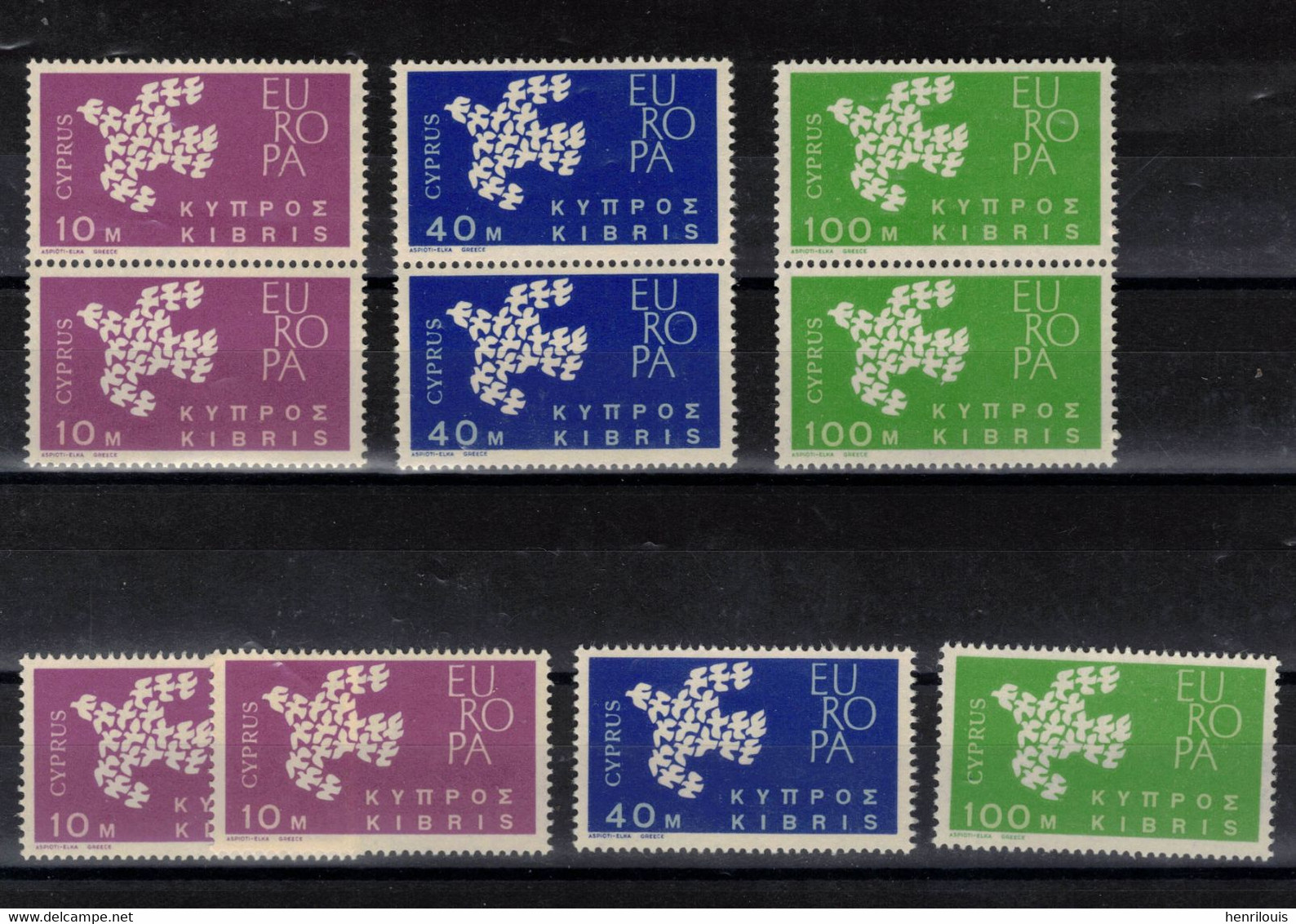CHYPRE  Timbres Neufs ** De 1962  ( Ref 1929 ) EUROPA - Other & Unclassified