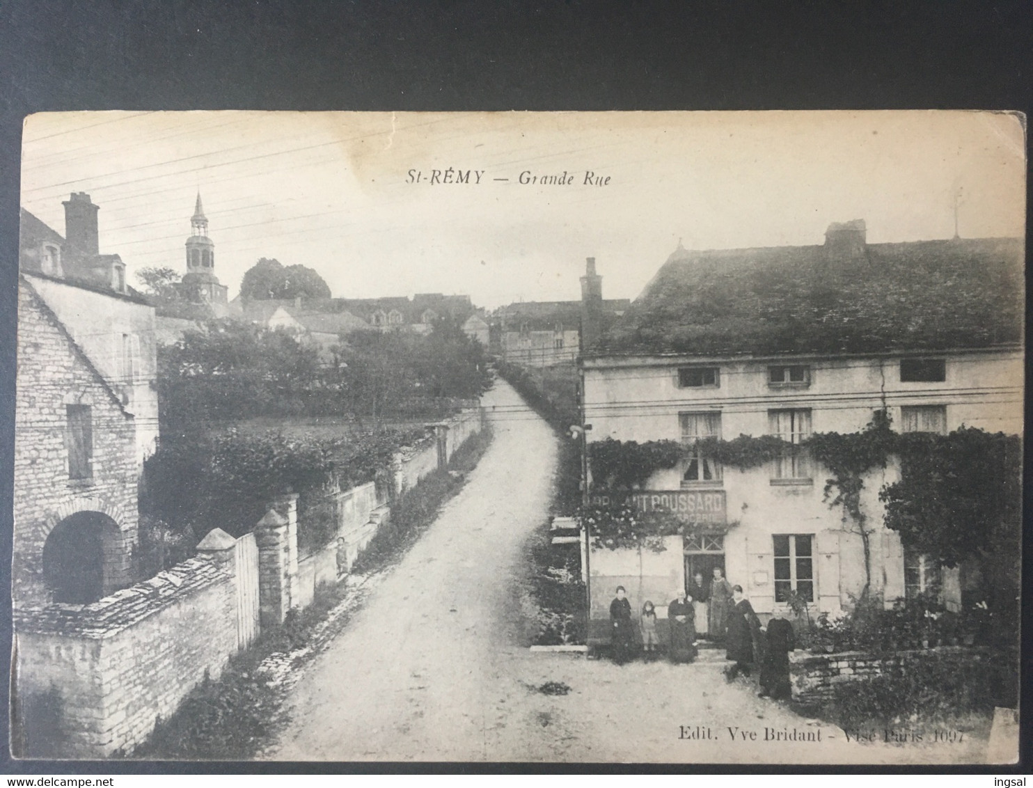 FRANCE, Carte Postale......” St. Remy “ ......La Grande Rue - Saint Remy En Bouzemont