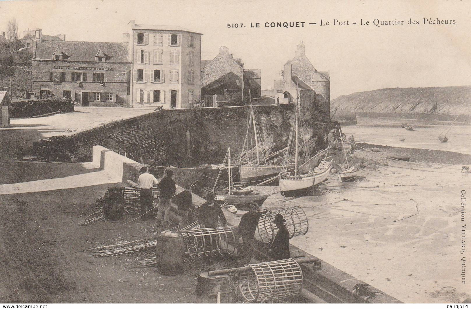 Le  Conquet  - Le Port - Quartier Des Pécheurs  - Scan Recto-verso - Le Conquet