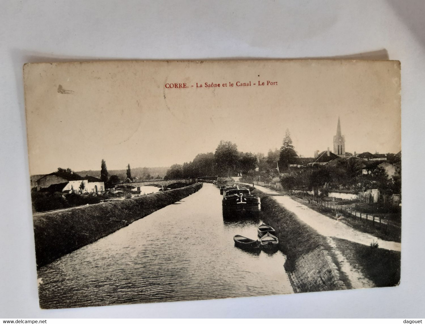 Corre Hte Saone La Saône Et Le Canal Le Port - Sonstige & Ohne Zuordnung