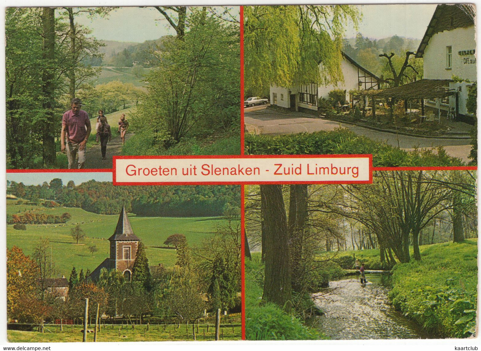 Slenaken - Kerk, Café De La Frontière, Geul, Natuur - Limburg / Holland - Slenaken