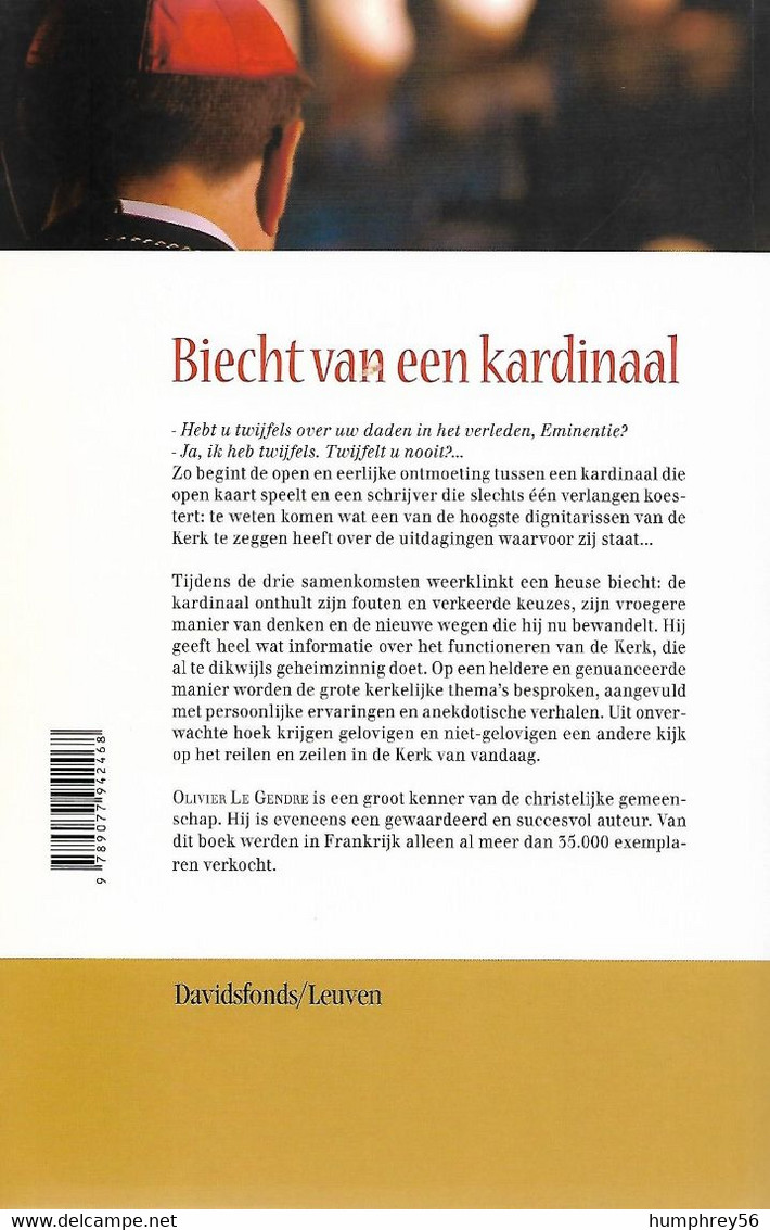 Olivier LE GENDRE - Biecht Van Een Kardinaal - Sachbücher