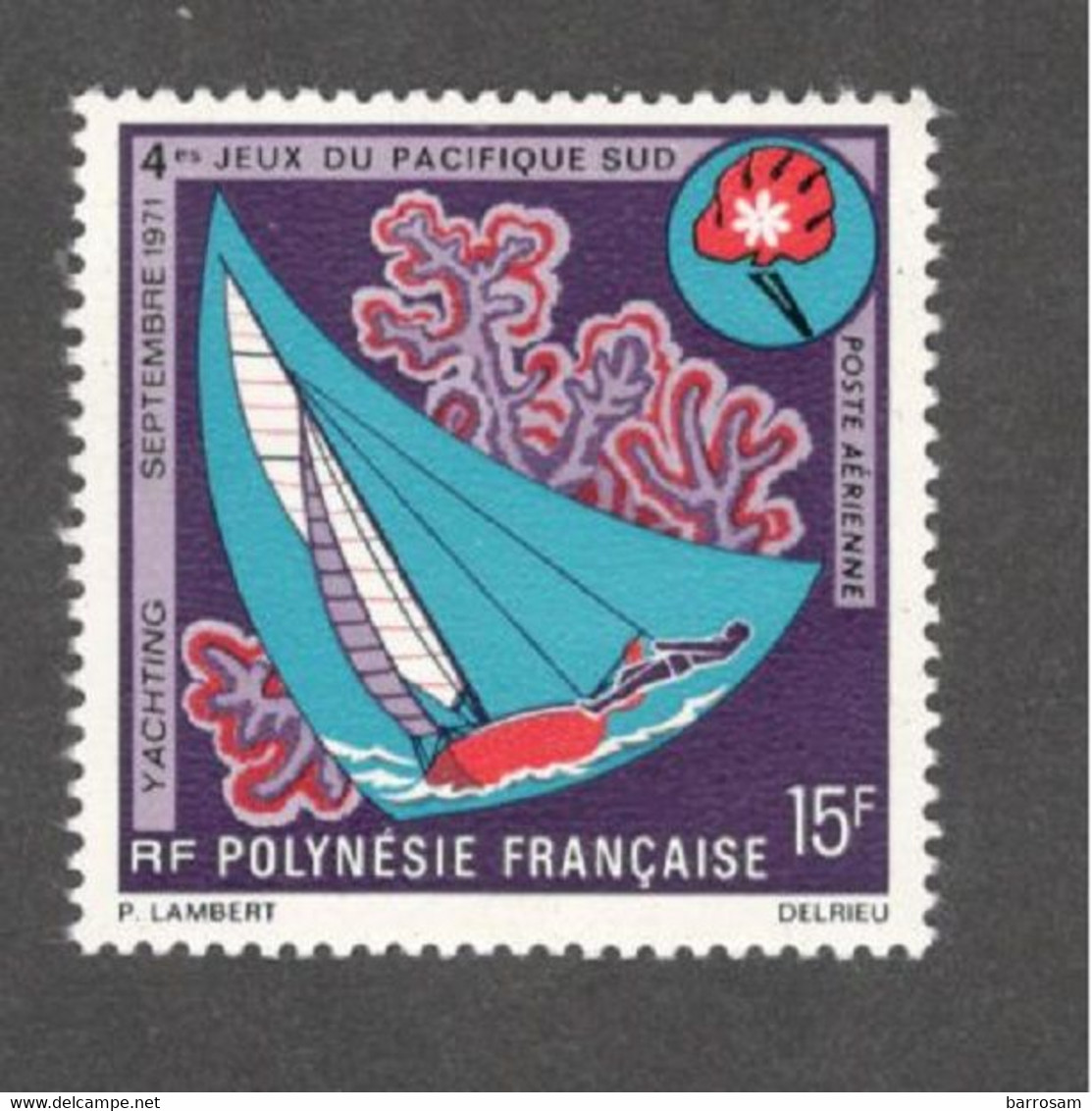 FRENCH POLYNESIA.....1971: Yvert  PA51mnh** SAILING - Autres & Non Classés