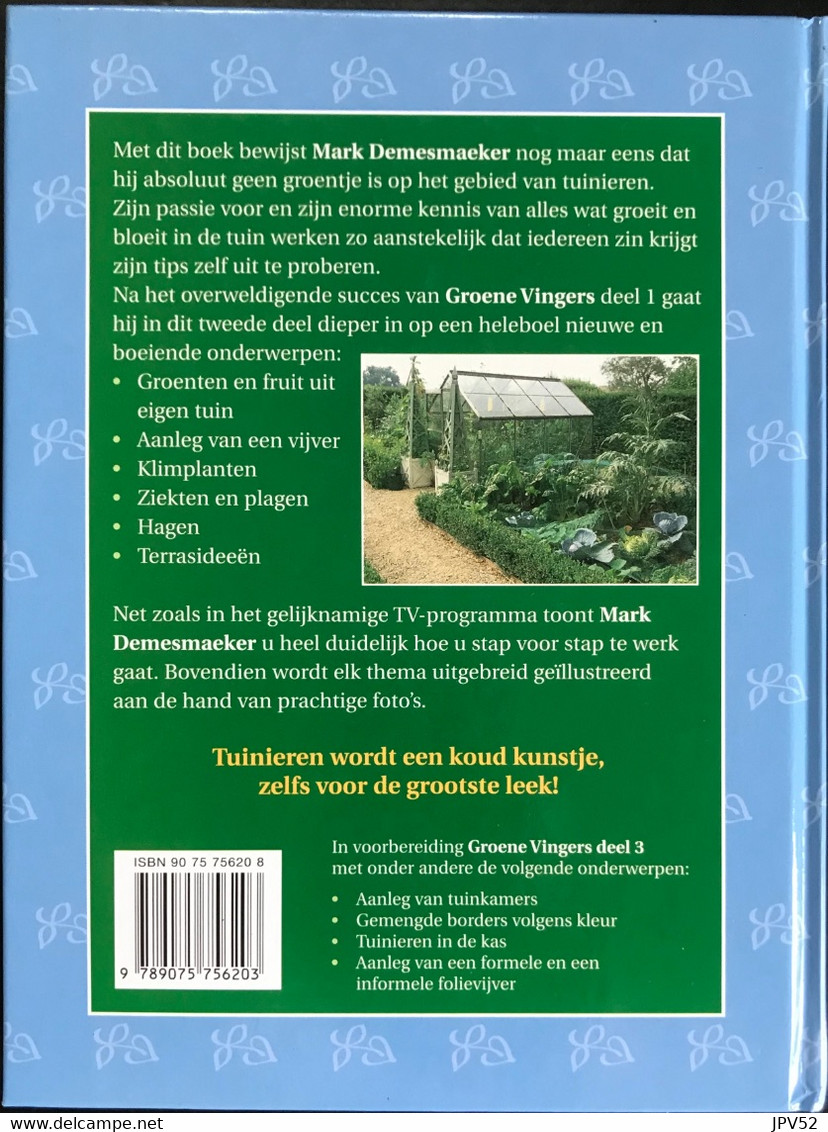 (356) Groene Vingers - 153p - 2001 - VTM - Marc Demesmaeker - Zo Goed Als Nieuw - Giardinaggio