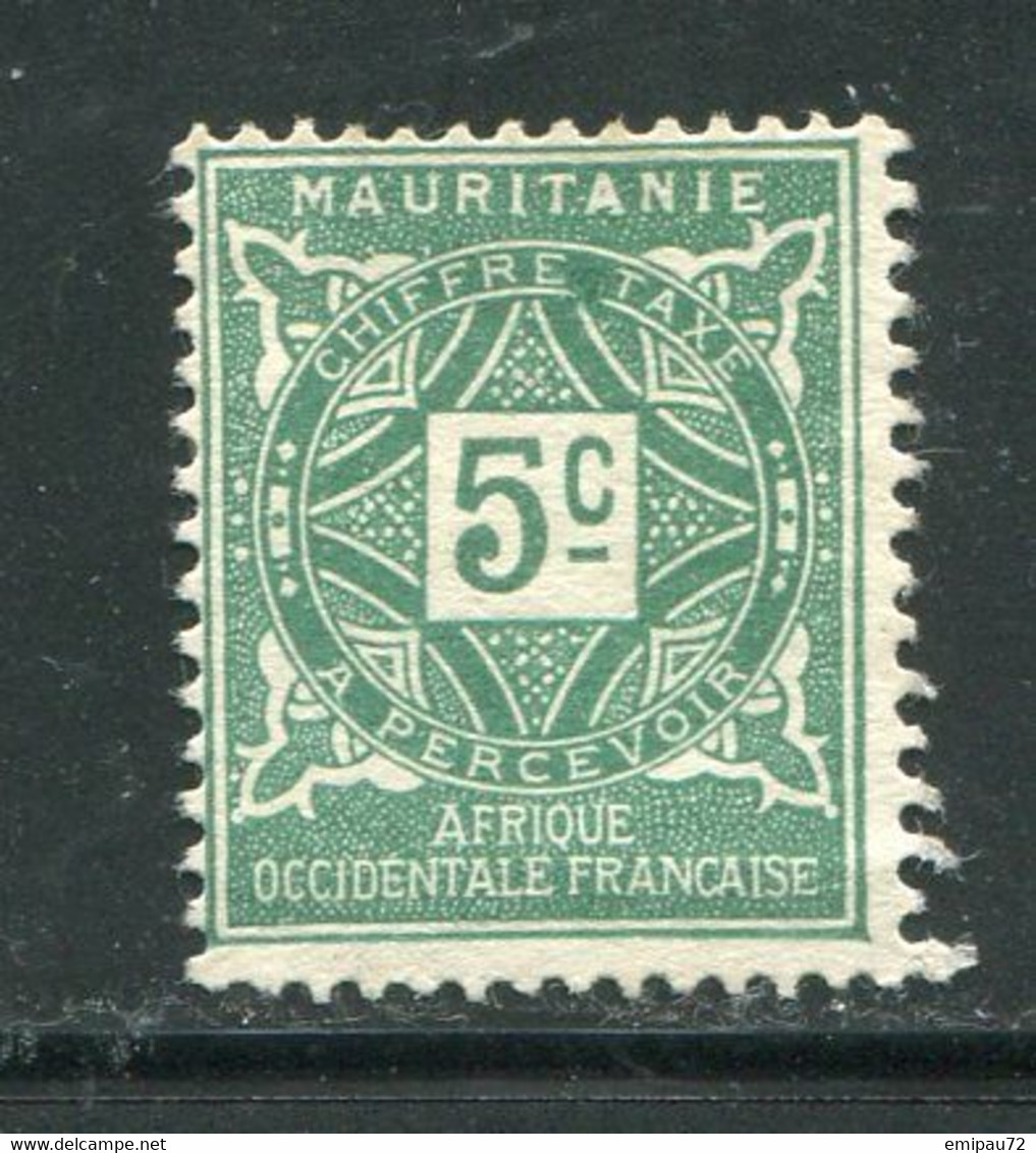MAURITANIE- Taxe Y&T N°17- Oblitéré - Used Stamps