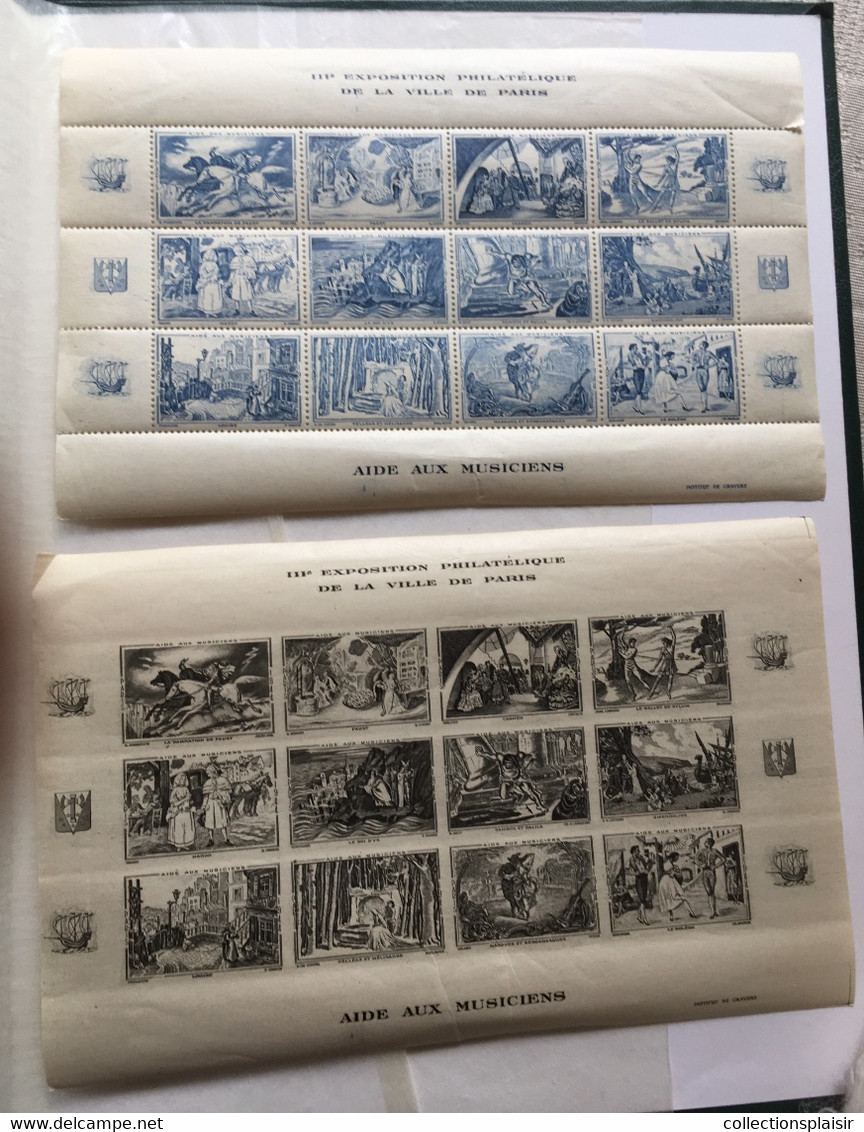 FRANCE LIQUIDATION FRANCE ALBUMS TIMBRES CLASSIQUES SEMI MODERNES CARNETS...MELI MELO A VOIR