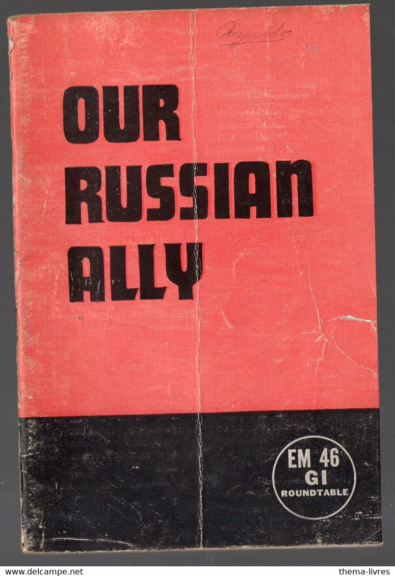 Our Russian Ally (plaquette Américaine De Propagande 1945) (PPP26053) - Guerra 1939-45